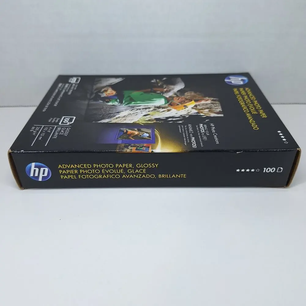 Lot Of 2 HP Advanced Photo Paper 4 x 6 Glossy Q6638A 100 Sheets Each New In Box